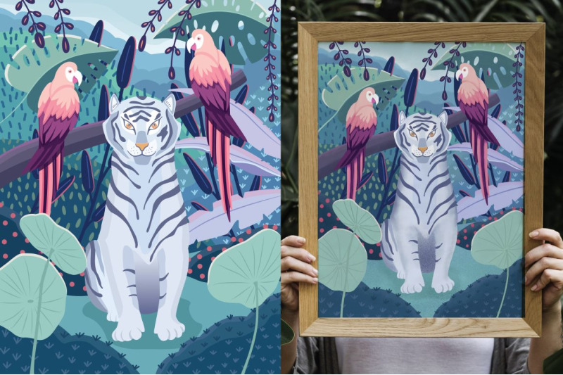 blue-tiger-illustration