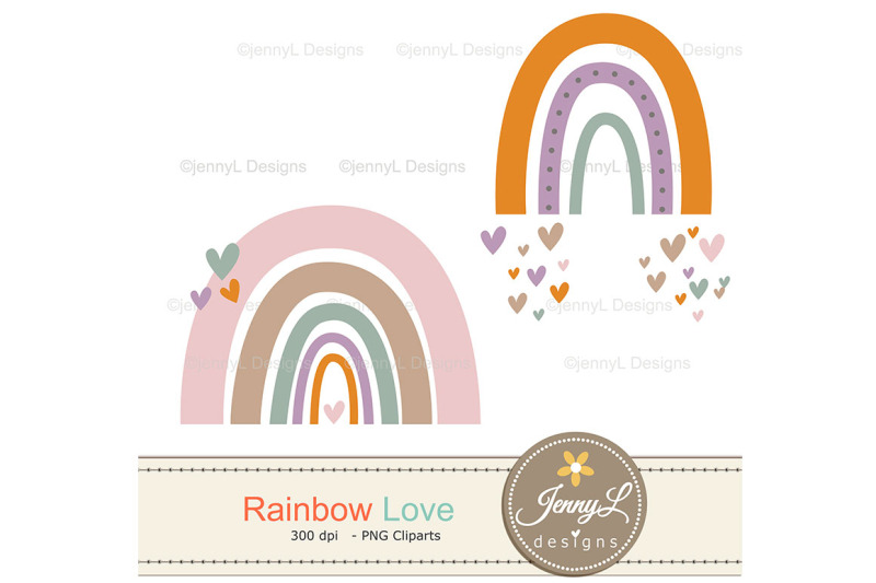 rainbow-love-seamless-digital-papers-and-clipart