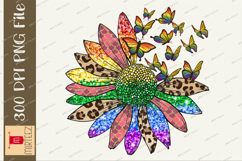 lgbt-butterfly-sunflower-sublimation-png