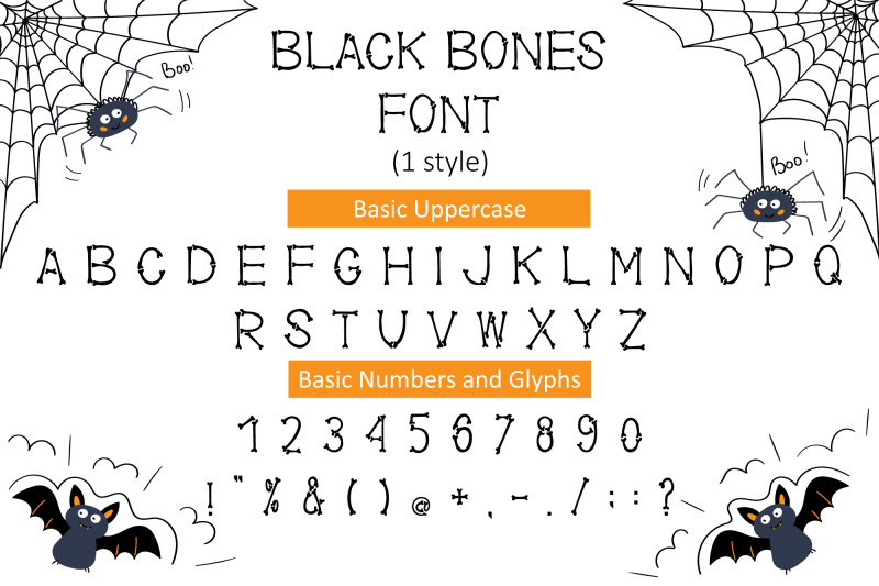black-bones-halloween-font