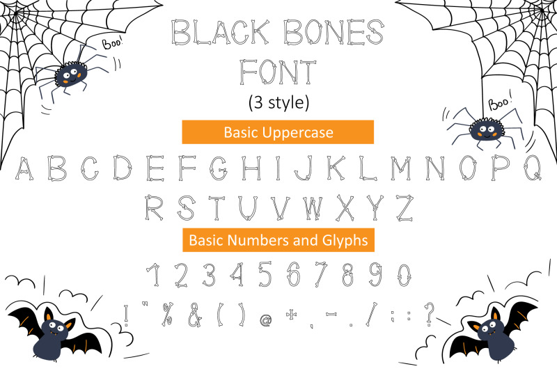 black-bones-halloween-font