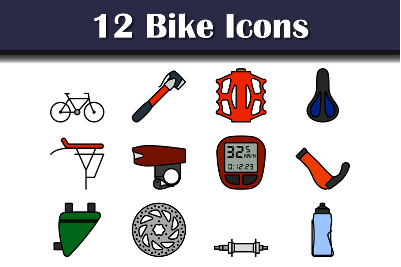 bike-icon-set