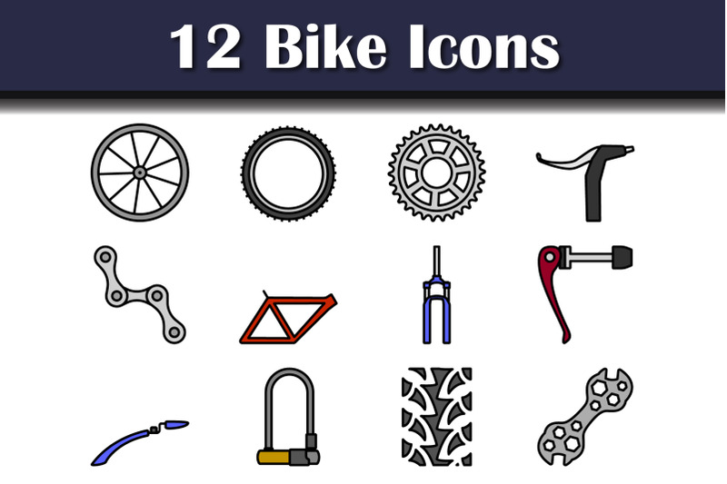 bike-icon-set