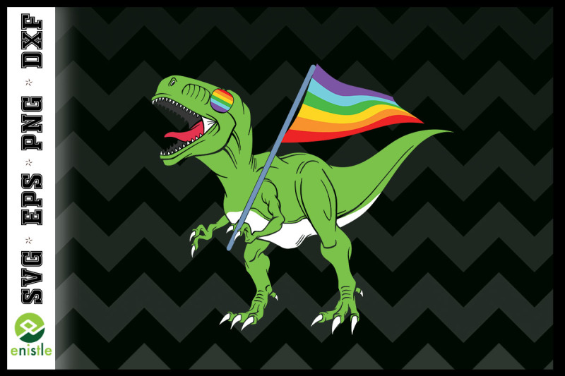 pride-dinosaur-lgbt-t-rex-lgbt-rainbow