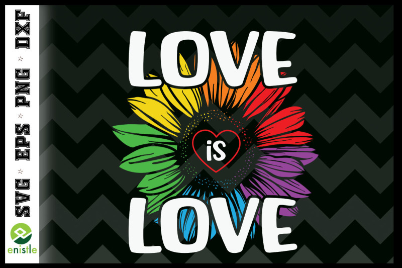 rainbow-sunflower-love-is-love-lgbt