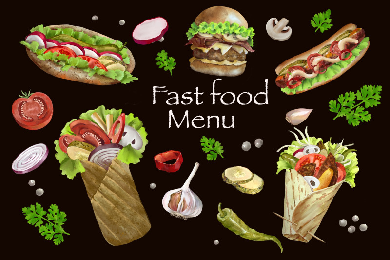 fast-food-burger-hot-dog-shawarma