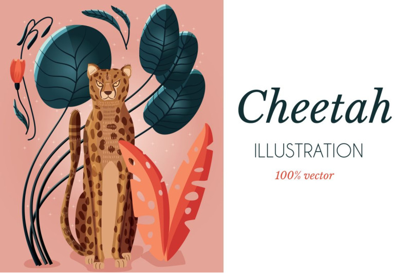 cheetah-vector-illustration