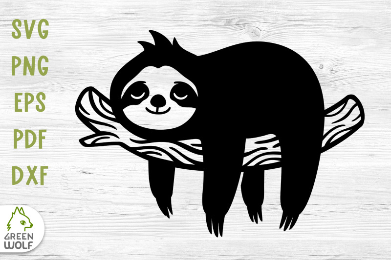 sloth-svg-sleeping-sloth-on-branch-svg-file-for-cricut-dxf-png