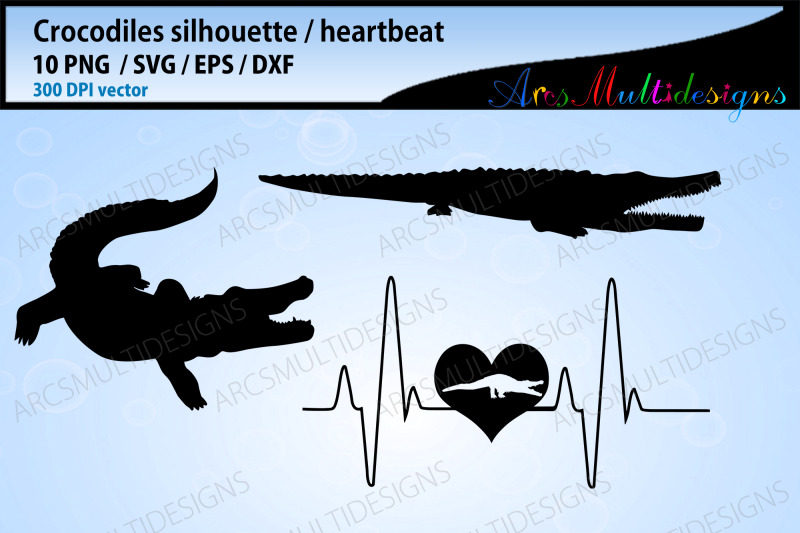 crocodile-silhouette-crocodile-heartbeat