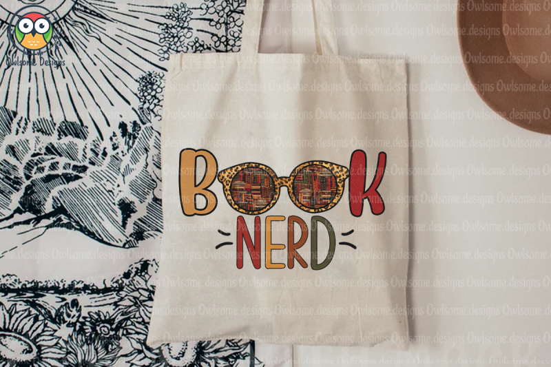 book-nerd-sublimation-design