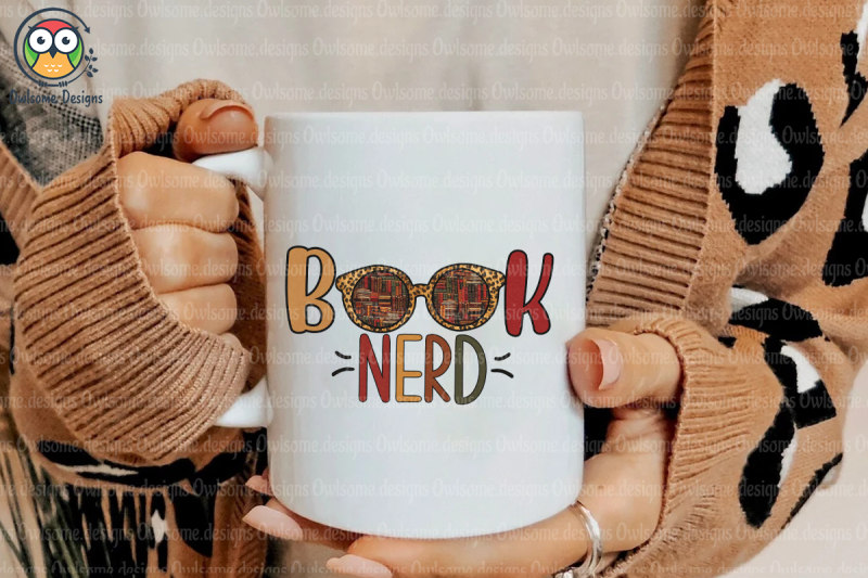 book-nerd-sublimation-design