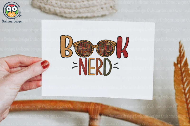 book-nerd-sublimation-design