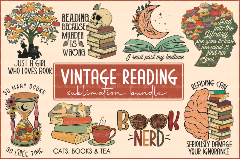 vintage-reading-sublimation-bundle