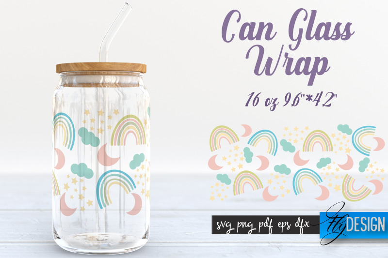 rainbow-glass-can-wrap-bundle-svg-beer-glass-can-wrap-svg