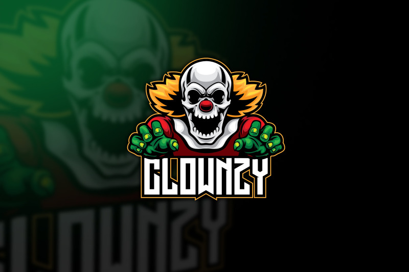 skull-clown-esport-logo