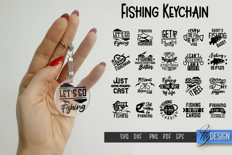 fishing-keychain-round-keychain-design