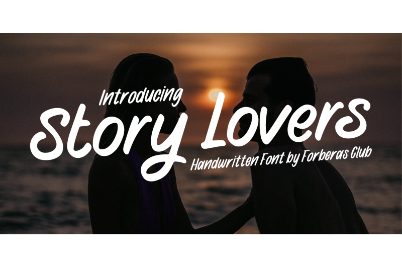 story-lovers-handwritten-font