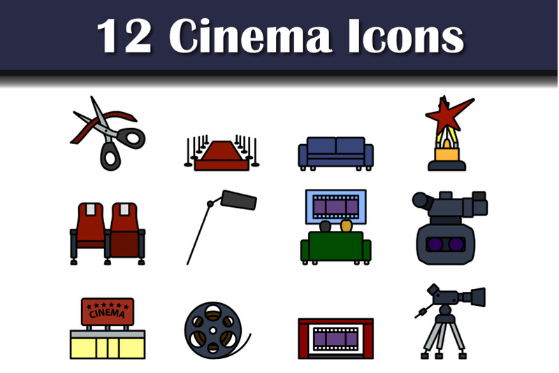 cinema-icon-set