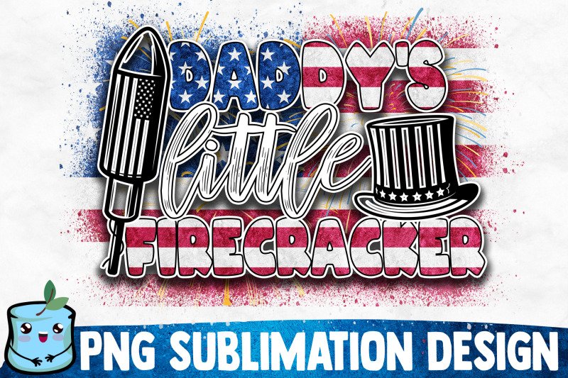 daddy-039-s-little-firecracker-sublimation-design