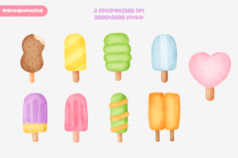 watercolor-ice-cream-clipart