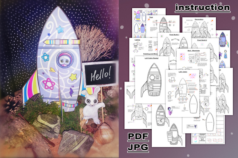 space-ship-model-for-girl-doll-house-doll-and-acsessuares-diy-craf