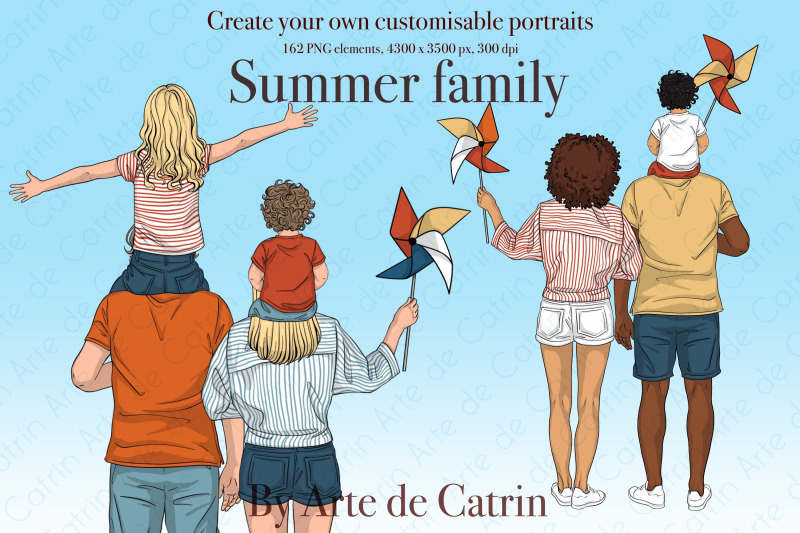summer-family-clipart-beach-family