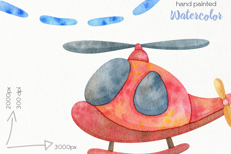 watercolor-aviation-clipart