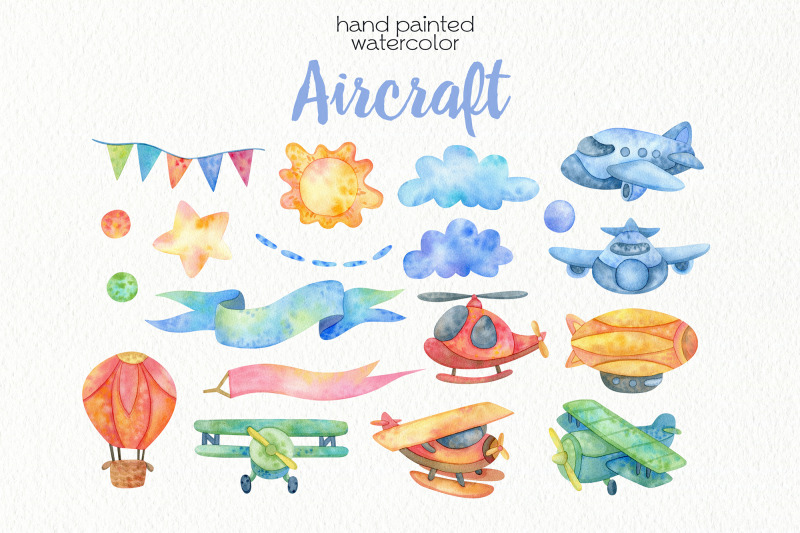 watercolor-aviation-clipart