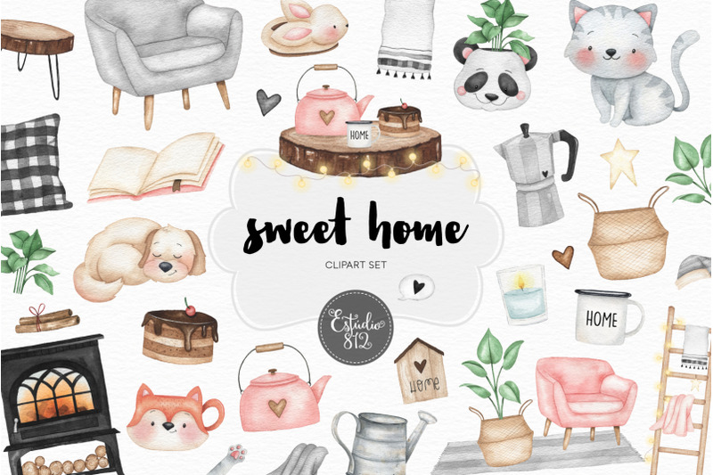 sweet-home-watercolor-set