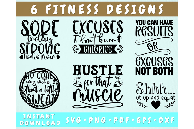 fitness-quotes-svg-bundle-6-designs-motivational-fitness-sayings-svg