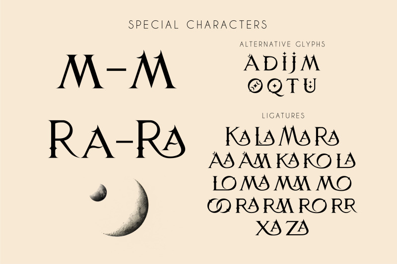 le-tarot-bold-celestial-serif-font