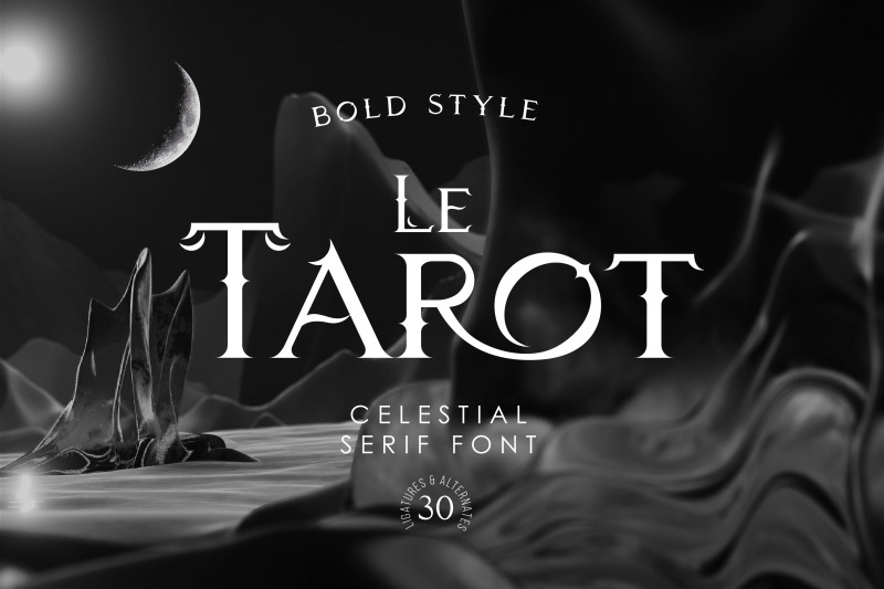 le-tarot-bold-celestial-serif-font