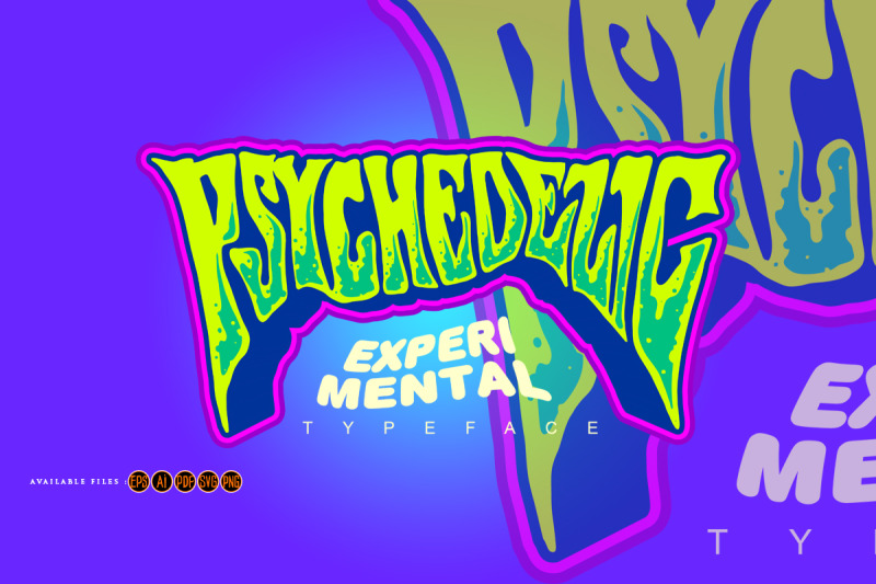 psychedelic-word-lettering-typography-hand-drawn