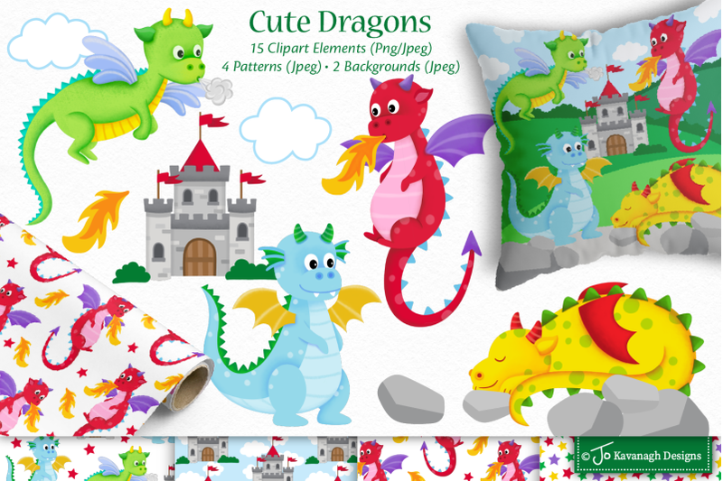 dragon-clipart-cute-dragon-illustrations