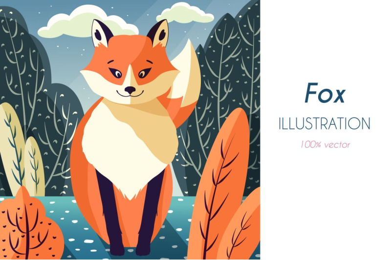 fox-illustration-vector
