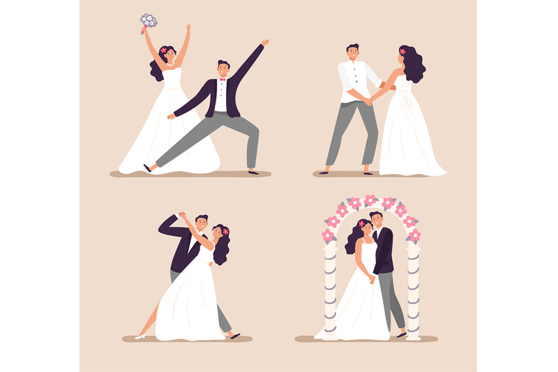 wedding-couples-man-woman-dancing-and-celebration