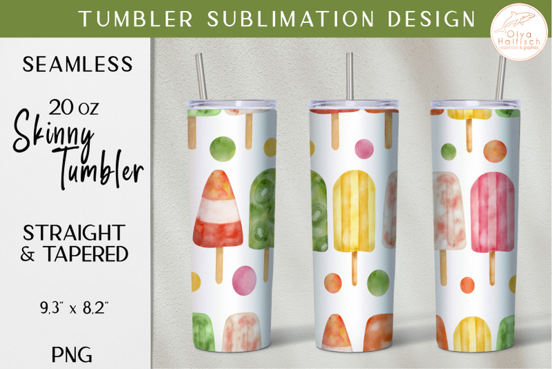 summer-popsicle-tumbler-sublimation-watercolor-ice-cream-20oz-wrap