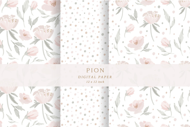 digital-paper-flowers-pink-peony-pattern-summer-digital-paper