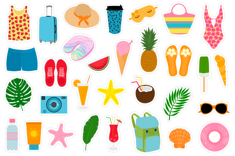 summer-stickers-png-sea-stickers-printable-travel-stickers