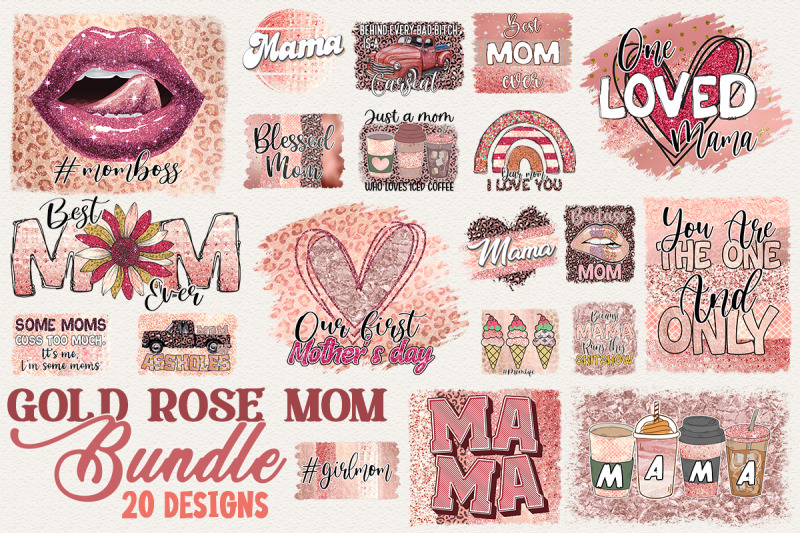 gold-rose-mom-mother-039-s-day-png-bundle