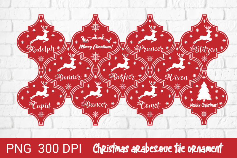 arabesque-christmas-reindeer-ornaments-bundle-png