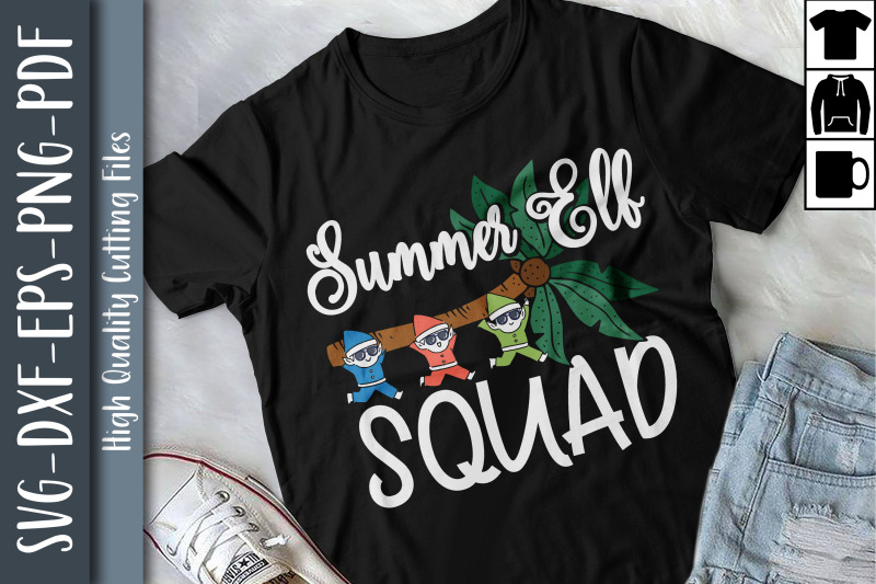 funny-christmas-july-elf-squad-summer