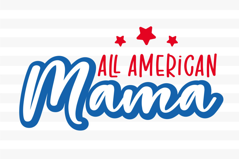 all-american-girl-a-handwritten-font-duo-with-clipart