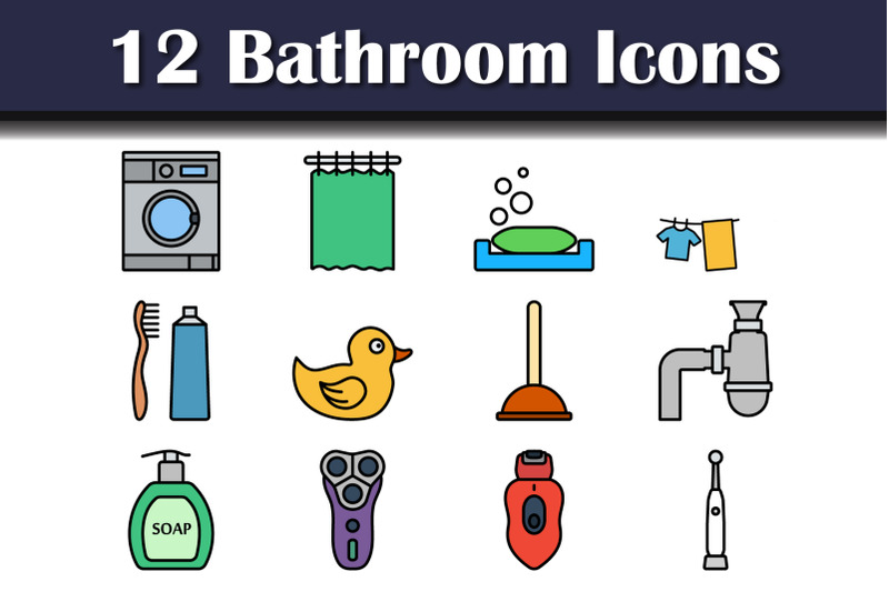 bathroom-icon-set