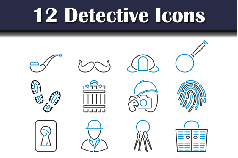 detective-icon-set