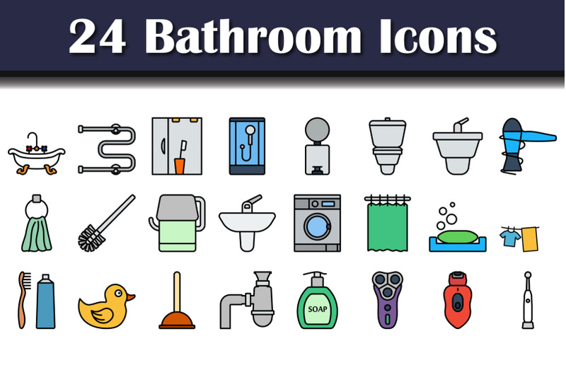 bathroom-icon-set