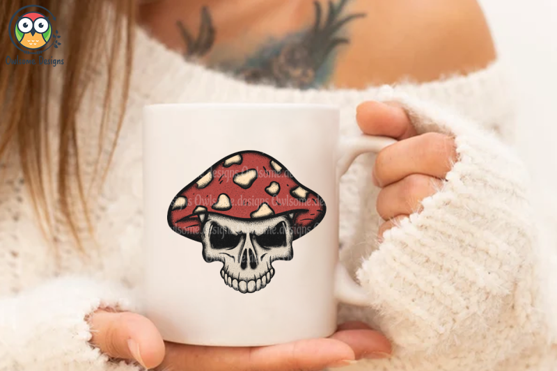mushroom-skull-tattoo-sublimation