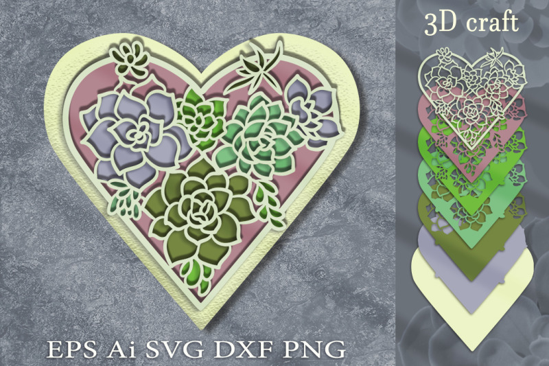 heart-with-succulents-3d-craft