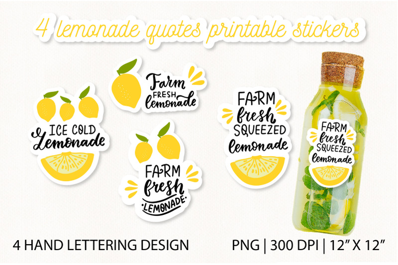 lemonade-quotes-stickers-printable-farm-fresh-lemonade