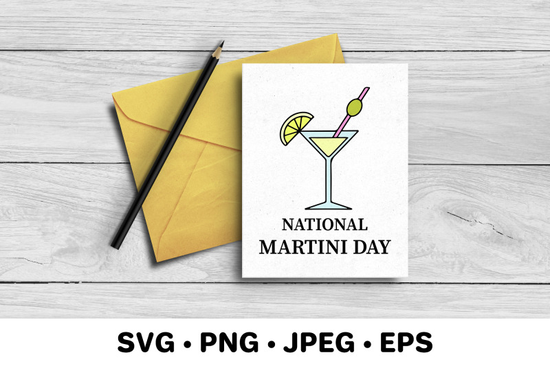 national-martini-day-svg-martini-glass